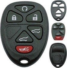 Replacement Key Fob Shell Case Fits for Suburban Tahoe Traverse-6 button