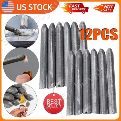 12 Pcs Low Temperature Universal Welding Rod Sticks Metal Easy Melt ~US STOCK