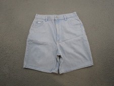 Vintage 90s Lee Denim Jean Mom Shorts Women  s SZ 16 Med Light Wash High Waisted