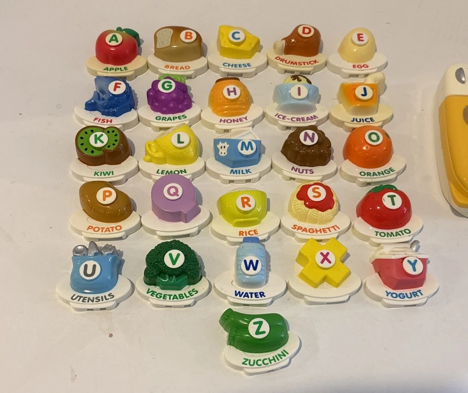 Vtech ABC Alphabet Food Fun Refrigerator Letter Magnets Complete A-Z - Image 2 of 4