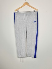 Nike Vintage 80s Sweatpants Large Gray Blue Tag Cotton Jogger Drawstring