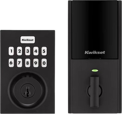 Kwikset HomeConnect 620 Z-Wave Smart Lock Keyless Entry Ring Compatible Black