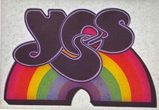 Original Vintage Yes Progressive Rock Band Iron On Transfer