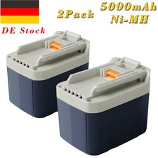 2X 5000mAH 24V Ni-MH Akku Für Makita BTW200 BJR240 BHR200 BHP460 BDF460 BML240