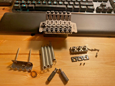 Takeuchi TRS-101 Floyd Rose ! Jackson, Ibanez + Yamaha RGX locking Nut, Hardware