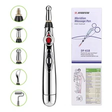 5-in-1 Massage Acupuncture Pen Electronic Acupuncture Point Pen Laser Meridian E