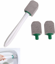 Pumice Stone Toilet Cleaner with Handle Hard Water Stain Remover 4 Piece
