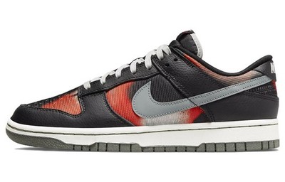 Nike Dunk Low Graffiti Black Red Men DM0108-001 New Authentic