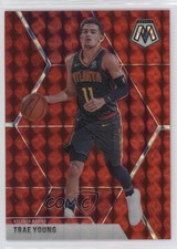 2019-20 Panini Mosaic Red Prizm Trae Young #182 t4q