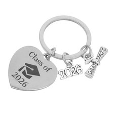 Graduation Keychains Class of 2026 Graduates Present for Him Her