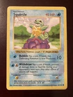 Squirtle 63/102 Base Set Shadowless Common Vintage Pokemon TCG Card MP