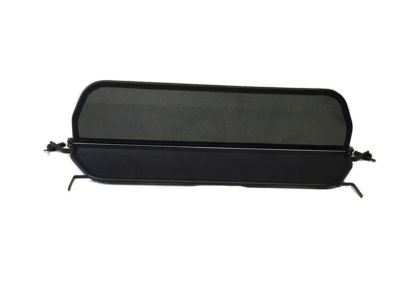 KAWI Windschott für Jaguar XK8 XKR Typ X 100 Baujahr 1996-2005 (Schwarz)