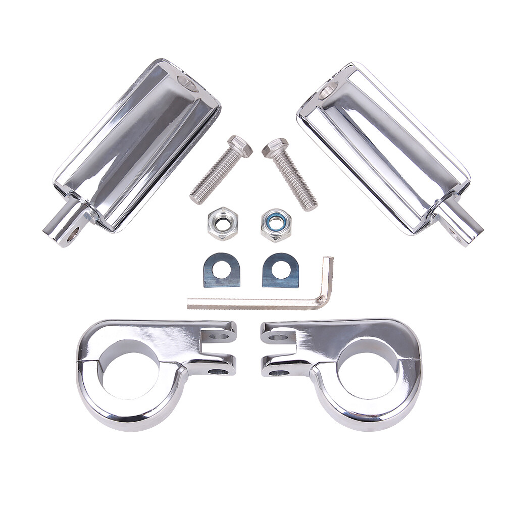 1.25" Motorcycle Highway Foot Pegs Footrest For Harley Touring Road King Glide