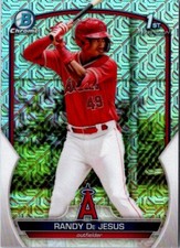 2023 Bowman Randy De Jesus 1st Mega Mojo Refractor Los Angeles Angels #BCP-19 RC