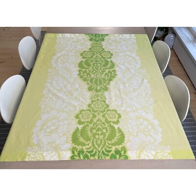 Vintage Marimekko Stoff Gardine Paneel Retro 60er 70er grün