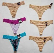 No Boundaries Allover Lace Thong Panties Size XXL 19 Multicolor LOT OF 6 