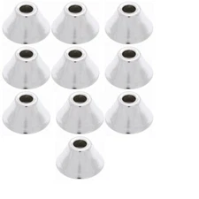 PROFLO PFBE2 2-3/8" Bell Escutcheon - Polished Chrome (10 Pack)