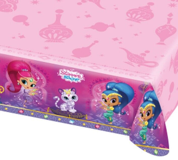 Tischdecke Shimmer & Shine 180X120 Cm Kindergeburtstag Mottoparty MäDchen Kinder-image