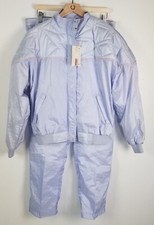 Vtg. Tiara Collection by Wilson Sz. M Purple/Pink Quilted Windbreaker Set NWT