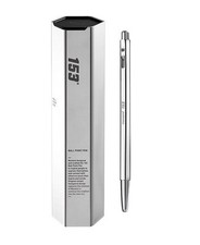KOREA MONAMI 153 Ballpoint Pen White Gold Color Ballpen MONAMI Limted Edition