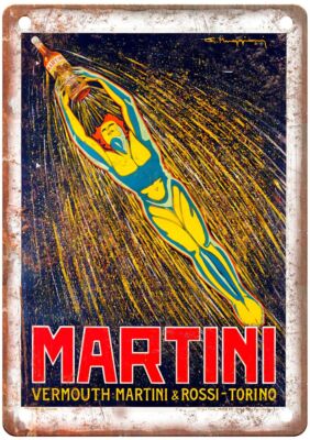 MUGGIANI, Giorgio Vermouth, 1921 Liquor Poster Retro Look Sign E1145