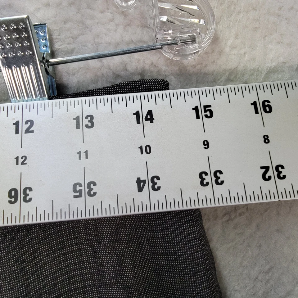 Pantalones de mujer Max Studio talla 6 gris sarga mezcla de lana ajustados rectos modernos Foto 4 de 4