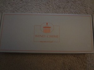 Memorial Sympathy Wind Chimes for Loss of Loved One, Black 32"
