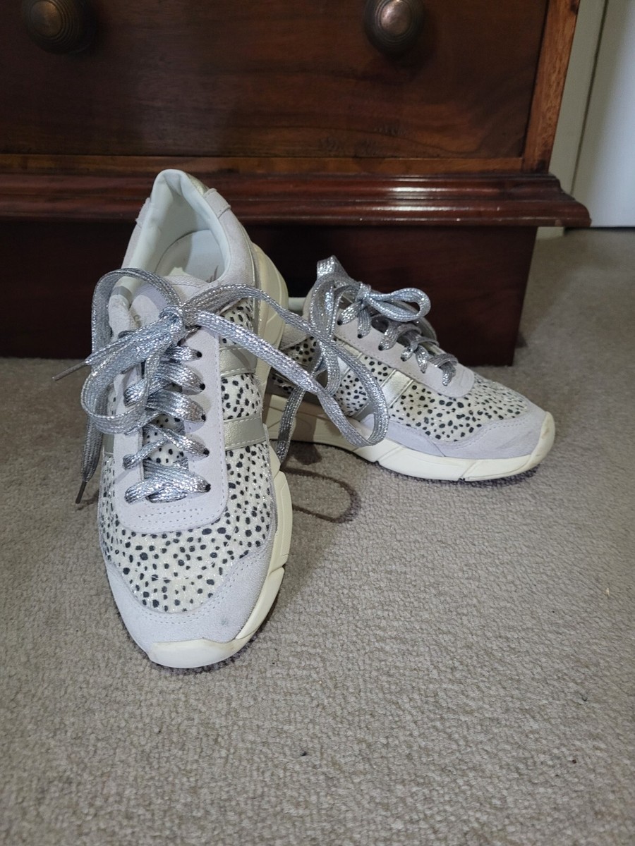 GOLA 'Eclipse Savanna' Animal Print/Silver Sparkle Part Leather