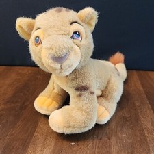 Vintage Disney Store The Lion King Baby Cub Simba 8" Plush Stuffed Animal Toy