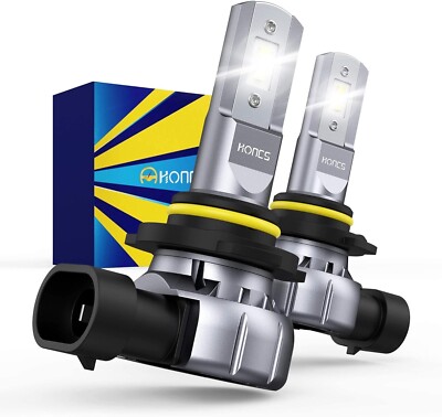Honcs H10 LED Fog Light Bulbs, 300% Brighter 6500K Cool White LED For Cars, Pick