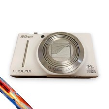 Nikon COOLPIX S8200 Natural White 16.1MP Compact Digital Camera 14x Optical Zoom