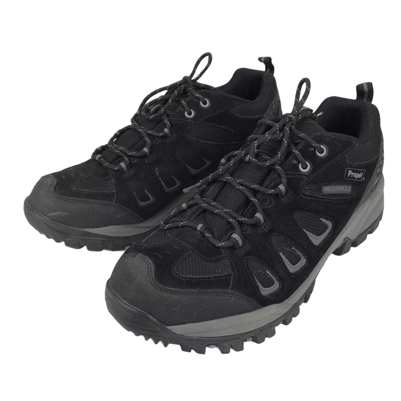Propet Ridge Walker Low Mens Hiking Trekking Waterproof Shoe Black 12 M