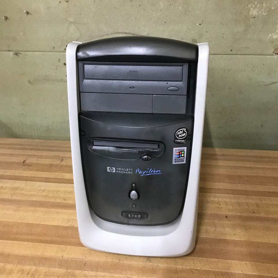 HP Pavilion 6730 PC Desktop Retro Gaming Pentium III CPU 64MB RAM