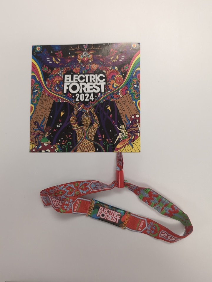 Electric Forest 2024 GA + Camping Wristband and Extras eBay