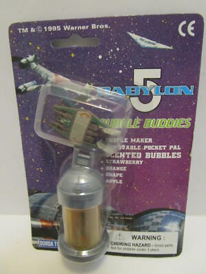 VINTAGE BABYLON 5 BUBBLE BUDDIES NAPN FIGHTER SHIP **MINT ON CARD W/FREE SHIP**