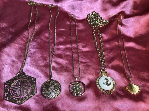 Vintage Jewelry Necklaces Lot Sarah Coventry Mone… - image 1