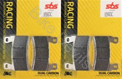 Kawasaki ZX-6R 636 Ninja 2013-2026 Dual Carbon SBS Race Front brake pads 894DC - image 1 of 2