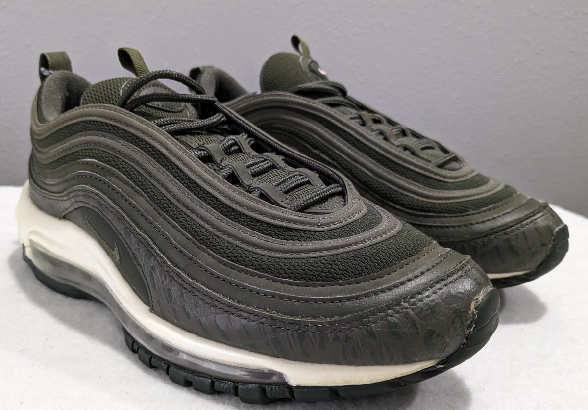 2018 Nike Air Max 97 LX Cargo Khaki Green Shoes Women s Size 8