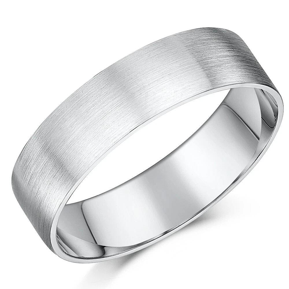 Brushed palladium best sale ring