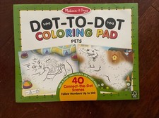 New/Sealed Melissa & Doug Dot-to-Dot Pets Col...