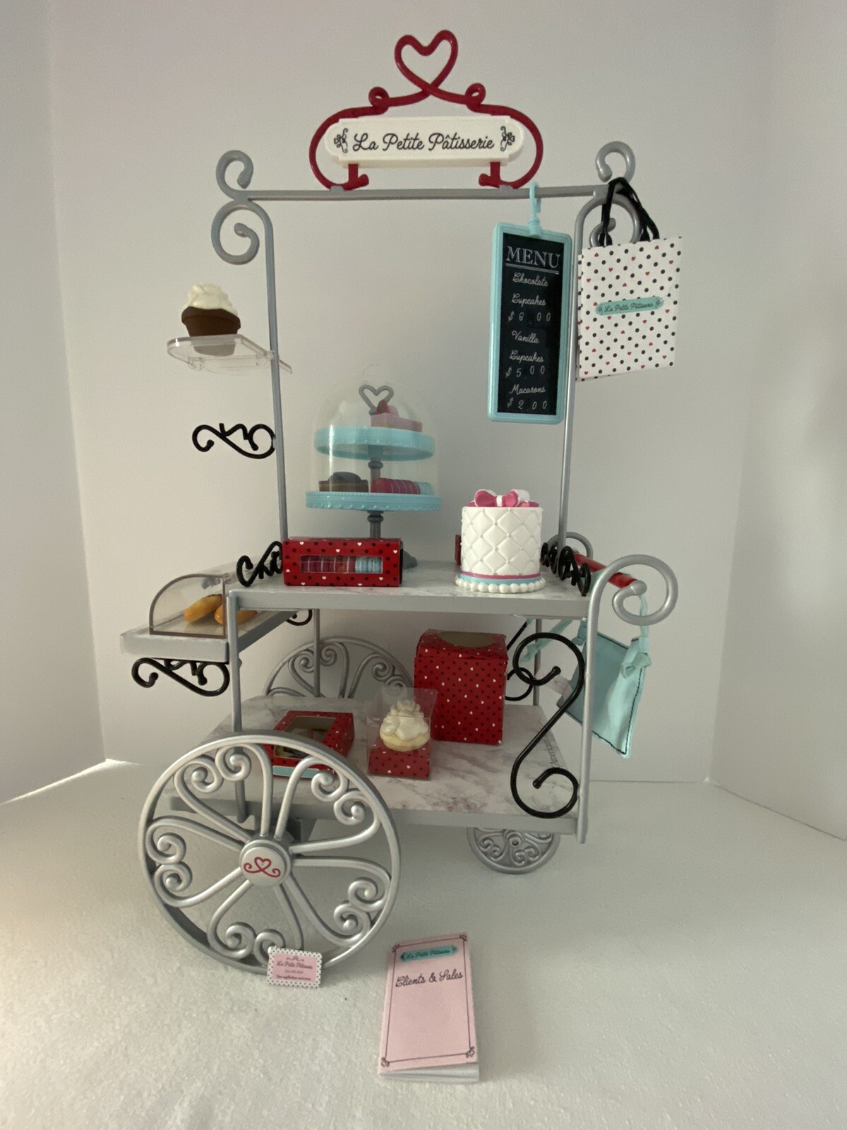 american girl pastry cart