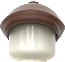 Lego New Reddish Brown Minifigure Headgear Flat Cap Part