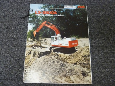 Link-Belt LS-2800A Crawler Excavator Specifications Lifting Capacities Manual