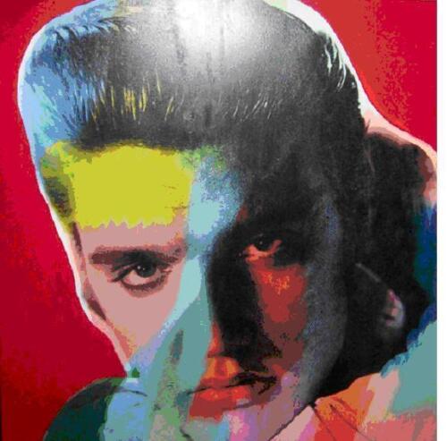 Serigrafía Steve Kaufman ""Elvis Presley Serie I Estado II"" HACER OFERTA - Imagen 1 de 1