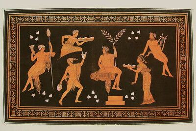 HAMILTON / D'HANCARVILLE ''APOLLO, DIONYSOS, DIONYSUS, F 77'' NEAPEL, 1767