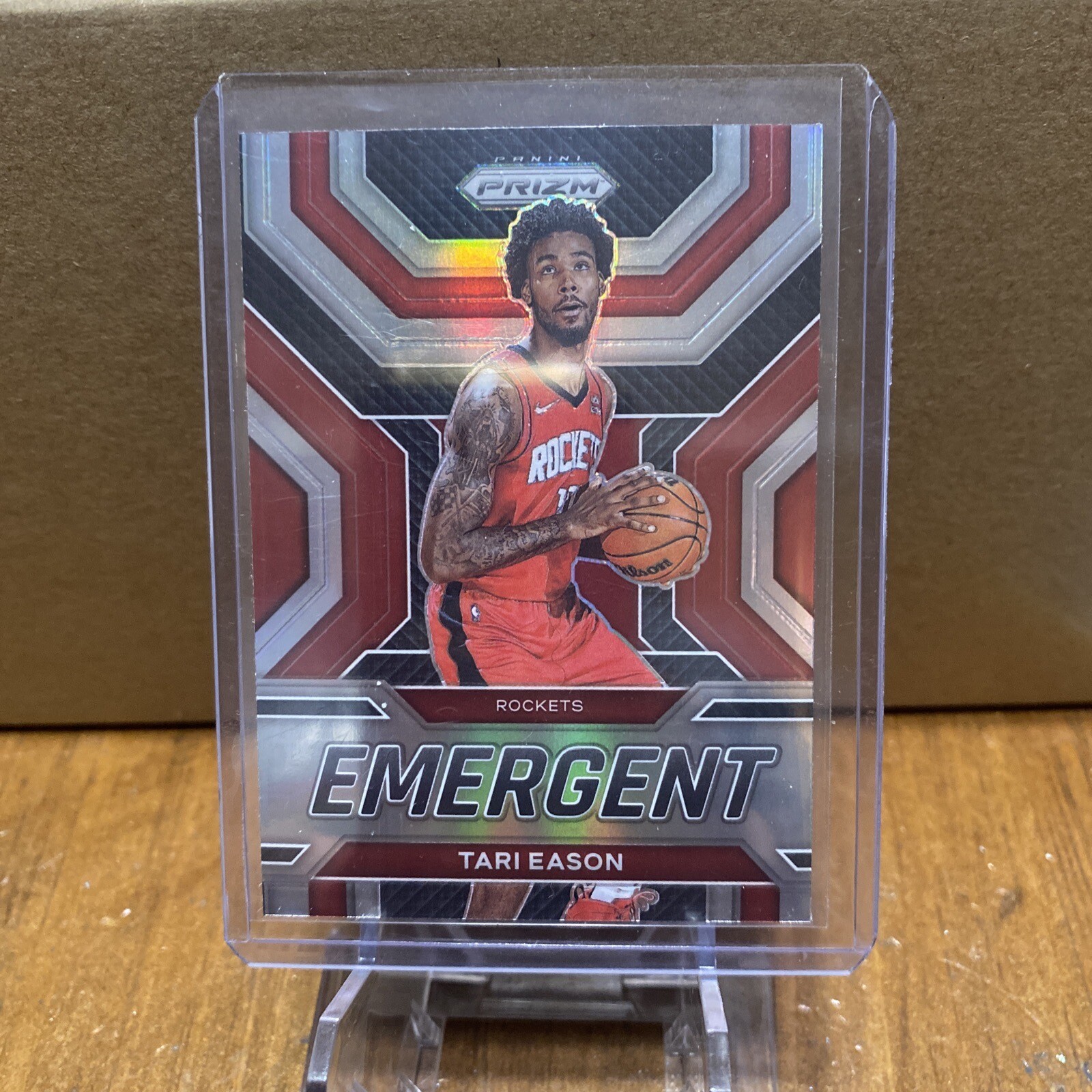 2022-23 Panini Prizm Basketball Silver Prizm Emergent Rookie #5 - Tari Eason