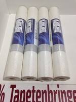 Vliestapete Marburg 4X 57907 (4Rollen) Edles Unimuster Creme Metallic Glanz
