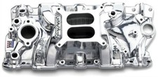 Edelbrock 27011 Polished Performer Eps Intake Manifold Small Block Chevy V8s