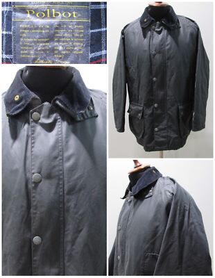 Polbot Herren Wachsjacke Brustumfang 44/46 UK L REF (14535)