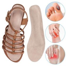 1 Pair Shoe Insoles for Womens Pigskin Soft Foam Shoe Inserts Sandals Insoles